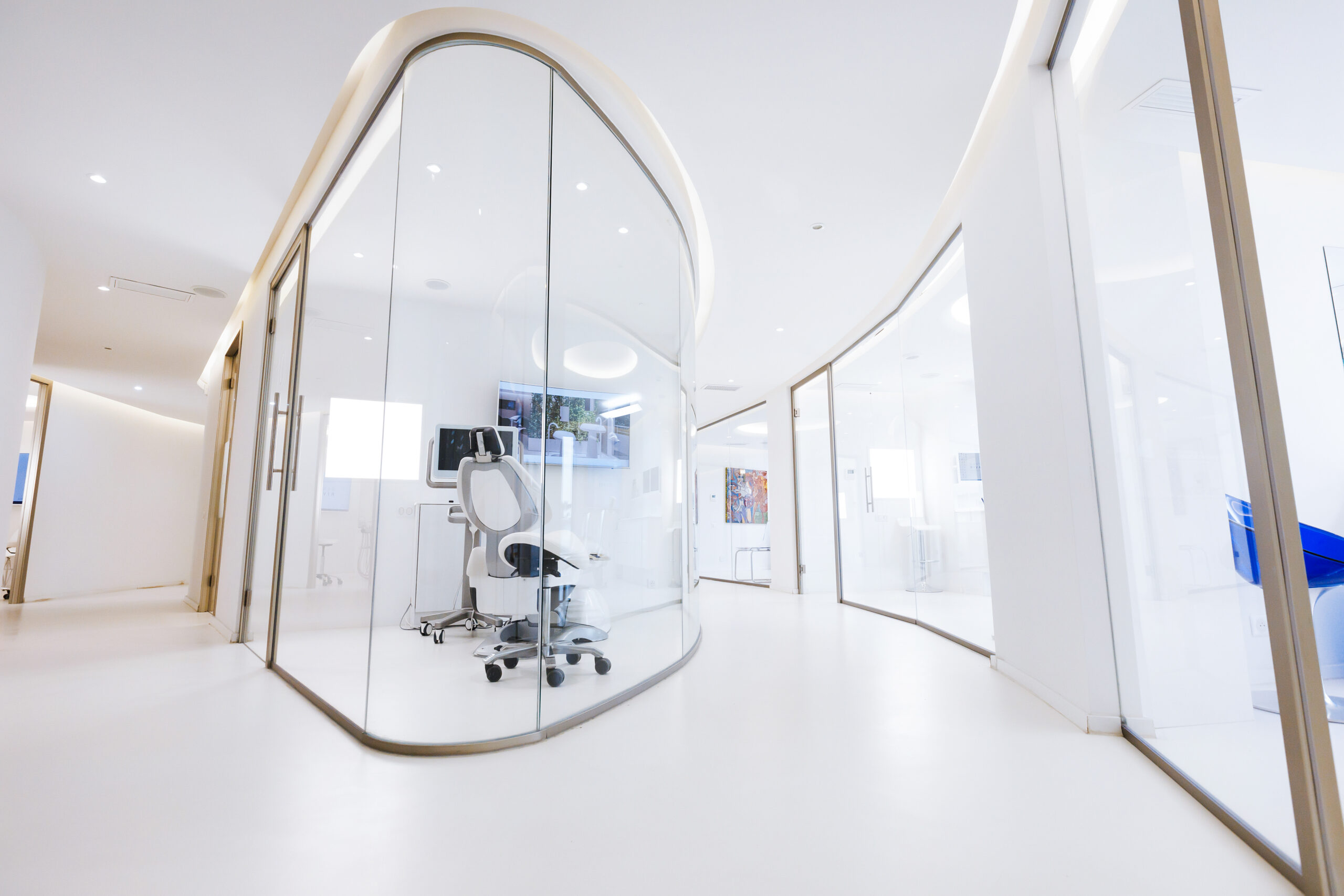 Stylish beautiful spacious dental clinic